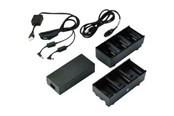 Netzteile für Laptops - Zebra 3-Slot Battery Charger Connected via Y Cable - SAC-MPP-6BCHUK1-01