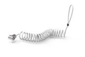 Tablets - Anderes Zubehör - Compulocks Maclocks Universal Tablet Coiled Lock with Adhesive Security Plate - CL15CUTL