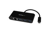 Netzwerkadapter (Netzkarte, Druckserver, u.s.w.) - StarTech.com US1GC303APD USB-C to Ethernet Adapter with 3-Port USB 3.0 Hub and Power Delivery - US1GC303APD