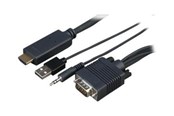 Antennenkabel - Sony CAB-VGAHDMI1 - HDMI cable - HDMI / VGA / audio / USB - 1 m - CAB-VGAHDMI1