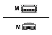 Andere Kabel - Zebra CABLE SHIELD USB SER A CONNECT - CBA-U46-S07ZAR