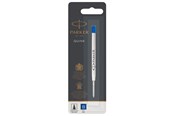 Utensilien zum Schreiben und Zeichnen - Parker Kugelschreibermine | breite Spitze | blaue QUINKflow Tinte | 1 Ersatzmine für Kugelschreiber - S0169030