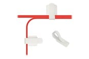 Netzwerkzubehör - LABEL THE CABLE Cable Holder Wall Straps White (50-Pack) - PRO3120
