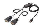 Netzwerkadapter (Netzkarte, Druckserver, u.s.w.) - DIGITUS USB to 2x RS232 Serial Adapter - DA-70158