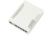 Switches - MikroTik RouterBOARD RB260GS 6-Port Switch (5x 1G RJ45 / 1x 1G SFP) - CSS106-5G-1S
