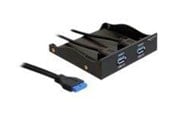 Systemzubehör - DeLOCK USB 3.0 Front Panel 2-Port - storage bay ports panel - 61896