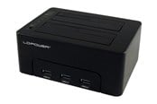 Festplatten Zubehör - LC Power LC-DOCK-U3-HUB - HDD docking station - SATA - USB 3.0 - LC-DOCK-U3-HUB