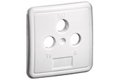 Antennenkabel - Pro 3 holes cover plate for antenna wall sockets white - 4040849670510