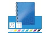 Blöcke, Formulare und Notizbücher - Leitz WOW Collegeblock A5 kariert, spiralgebunden mit PP-Einband - 46410036