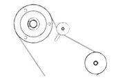 Drucker Zubehör - Zebra KIT MAIN DRIVE BELT 220XI4     CPNT - P1006068