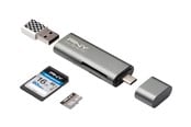 Speicherkarten Lesegerät/Adapter - PNY USB-C CARD READER + USB-A ADAP ACCS - R-TC-UA-3N1E01-RB