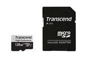 Speicherkarten - Transcend 350V High Endurance MicroSD/SD - 100MB/s - 128GB - TS128GUSD350V