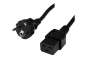 Stromkabel (Extern) - StarTech.com Power Cord Schuko CEE7 to IEC 320 C19 - power cable - 2 m - PXTEUC192M