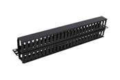 Netzwerkzubehör - Deltaco 19" 1U Plastic Cable Management Bar - SP-3663-1U