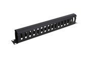 Netzwerkzubehör - Deltaco 19" 1U Metal Cable Management with 16 hole - SP-3671-1U