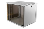 Rack-Gehäuse - Deltaco 19-5409W - 9U - Wall Mount Rack Cabinet (with Glass Door) - 19-5409W
