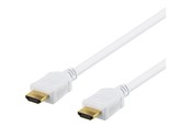 Display Kabel - Deltaco Displayport- Skærmkabel - 15m - Hvid - HDMI-1080AD