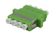 Netzwerkzubehör - Deltaco Snap-in fiber mating sleeve 4xLC-LC Single mode. - FBP-1068
