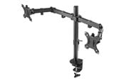 Monitorhalterung - Deltaco Dual Monitor Desk Mount for 13"-32" screens - Schwarz - GAM-040