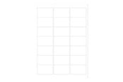Papier, Fotopapier und Etiketten - MediaRange - multi-purpose labels - 1050 label(s) - 63.5 x 38.1 mm - MRINK148