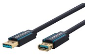 USB Kabel - ClickTronic USB 3.0 Extension. 3m - High Speed - 4040849701207
