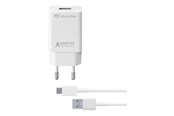 Handys - Adapter und Ladegeräte - CELLULAR Line Adaptive Fast Charger Kit - ACHSMKIT15WTYCW