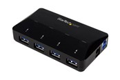USB-Hubs - StarTech.com USB 3.0 Hub 4-Port plus Dedicated Charging Port USB-Hubs - USB 3.2 - 4 - Schwarz - ST53004U1C