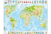 Puzzle - Larsen Puzzles The World Physical - LA-K4DK