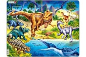 Puzzle - Larsen Puzzles Dinosaurs from the Cretaceous period. - LA-NB3