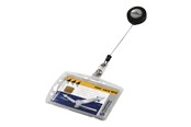 Konferenz und Präsentation - DURABLE Hartbox f 1 Ausweiskarte mit Jojo 10er Pck - 8012-19