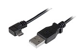 USB Kabel - StarTech.com Micro-USB Charge-and-Sync Cable M/M - Right-Angle Micro-USB - USB cable - 50 cm - USBAUB50CMRA