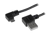 USB Kabel - StarTech.com Micro-USB Cable with Right-Angled Connectors - M/M - USB cable - 1 m - USB2AUB2RA1M