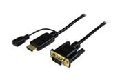 Display Kabel - StarTech.com HDMI to VGA active converter cable HDMI to VGA adapter - video converter - 0.9m - HD2VGAMM3