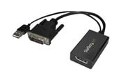 Display Kabel - StarTech.com DVI to DisplayPort Adapter - USB Power - DVI-D to DP Converter - display adapter - DVI2DP2
