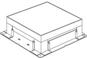 Tabletts, Schienenverteiler und Armaturen - Thorsman Screeded floor box ufb-ig for ufb-700 and 900 110-150 mm - 5197565