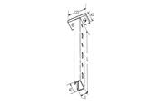 Tabletts, Schienenverteiler und Armaturen - Legrand P41s600gc - strut 41x41 s 600 hdg - 595173
