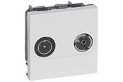 Schaltereinheiten - Legrand 9.52 med f tv/rd skt (ech01) - 78783