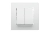 Schaltereinheiten - Legrand Double two switch 10a white - 664702
