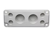 Schaltkästen und Schränke - FIBOX Mb10019-pm / oezxc 2 cable gland plate set complete. - 2550063