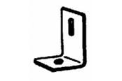 Tabletts, Schienenverteiler und Armaturen - Wibe Angle bracket 5l hdg - 731791