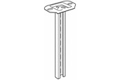 Tabletts, Schienenverteiler und Armaturen - Wibe Vertical piece 2f/280 hdg - 717196