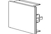 Tabletts, Schienenverteiler und Armaturen - Tehalit End br 70170 m 5613 perlewhite - M5613PH