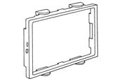 Tabletts, Schienenverteiler und Armaturen - Hager Frame brn pw for clicline double - 2RC/BRN PH