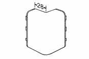 Tabletts, Schienenverteiler und Armaturen - Tehalit External corner sl 20051 m 5552 perlewhite - M5552PH