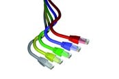 Kupferverkabelung - Leviton Patch cords cat6 utp 1m lszh gray - C6CPCU010-888BB