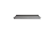 Kupferverkabelung - Leviton Patch panel coloured insert snap-in for 24xrj45 tool-free ja - MMCPNLX24SIJ2DCI