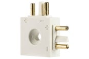 Lampen - SG Armaturen Slimline l-connector mat white - 391210
