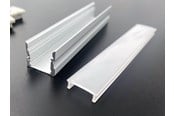 Tabletts, Schienenverteiler und Armaturen - DEVELTRON Alu profile 10 with opal cover - 2.5 m - DVT27110