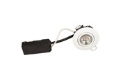 Lampen - Scan Products Luna lp 230v dimmable flicker free 6.2w 2700k cri95 ip44 matt white round - 10101