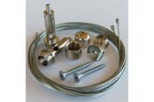 Zubehör (Halterungen, Steckdosen etc.) - Teknisk Belysnings Industri Wire suspension set complet 2m - 433A0119